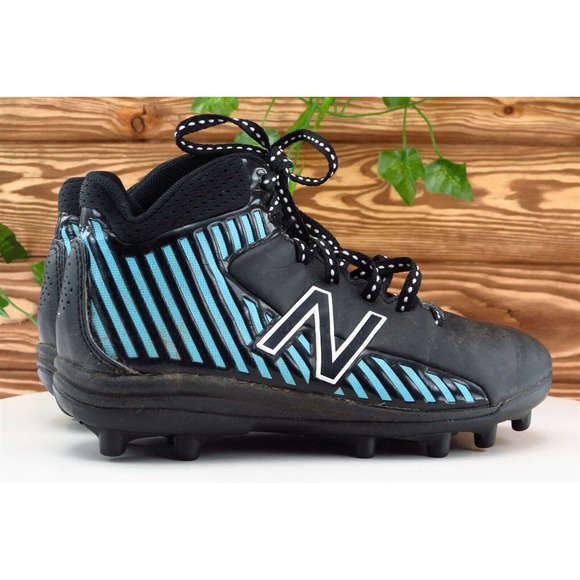 New Balance Toddler Girls 13.5 Medium Black‎ Cleats Synthetic - Picture 4 of 7